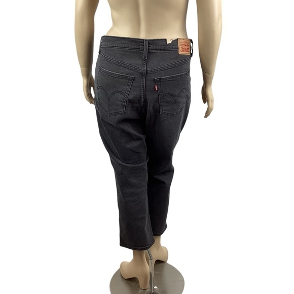 Levi's Wedgie Straight Crop Jeans Cut and Dry Size 20W - Picture 6 of 8